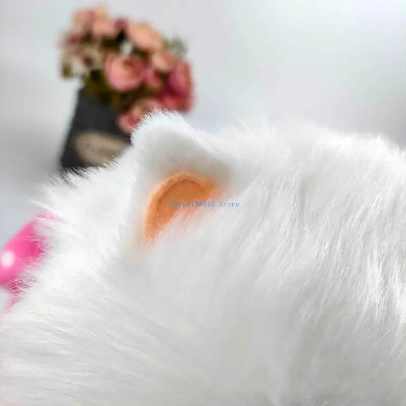 Peluche giocattolo per il bambino imparare a strisciare il giocattolo per cani cucciolo guinzaglio interattivo canto e sugli