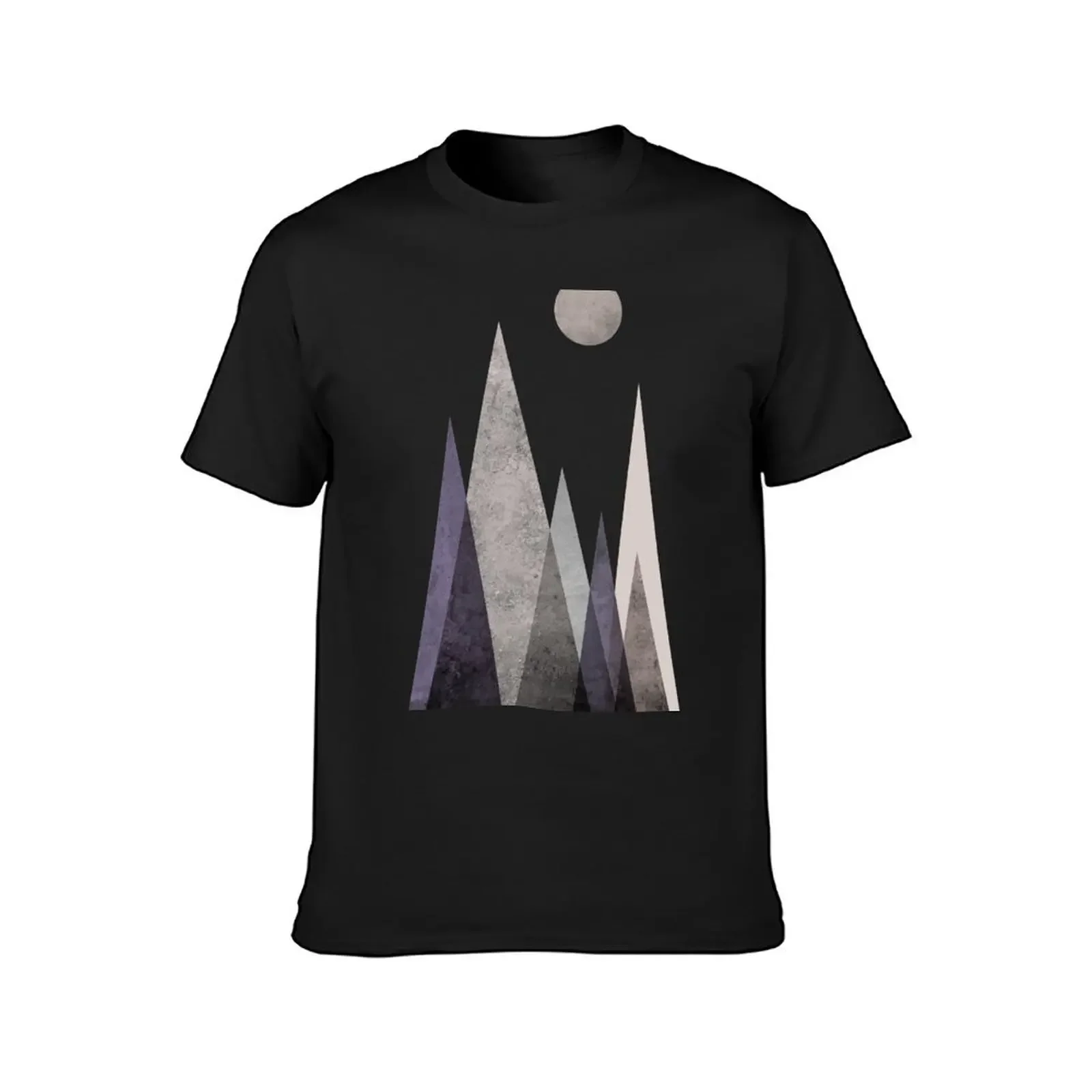 Scandinavian Mountains T-Shirt heavyweights aesthetic clothes kawaii clothes hippie clothes T-shirts for men cotton image 2