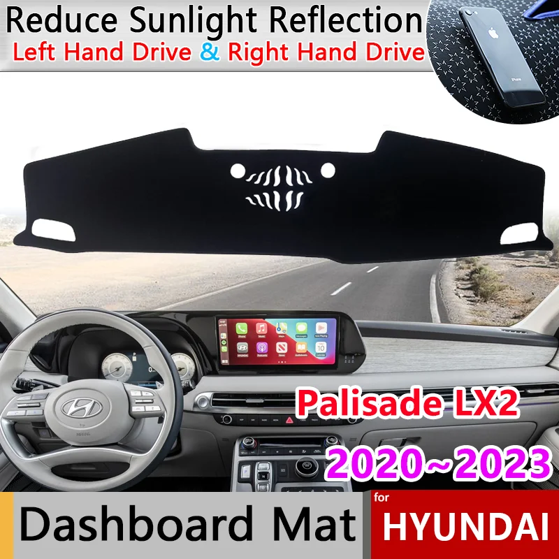 

Dashboard Cover Board Mat Carpet Rug for Hyundai Palisade LX2 2020~2023 2021 2022 Sun Shade Cape Blanket Anti-sun Car Sticker