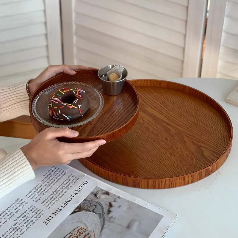 

Деревянный поднос для стейка, ресторан, доска для пиццы, западная еда, вечеринка, десерт, торт, сыр, круглый поднос