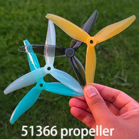 2/4Pairs T51366 3-Blade Propellers 5 inch for RC FPV Drone 2306 2207 Motors Power Part