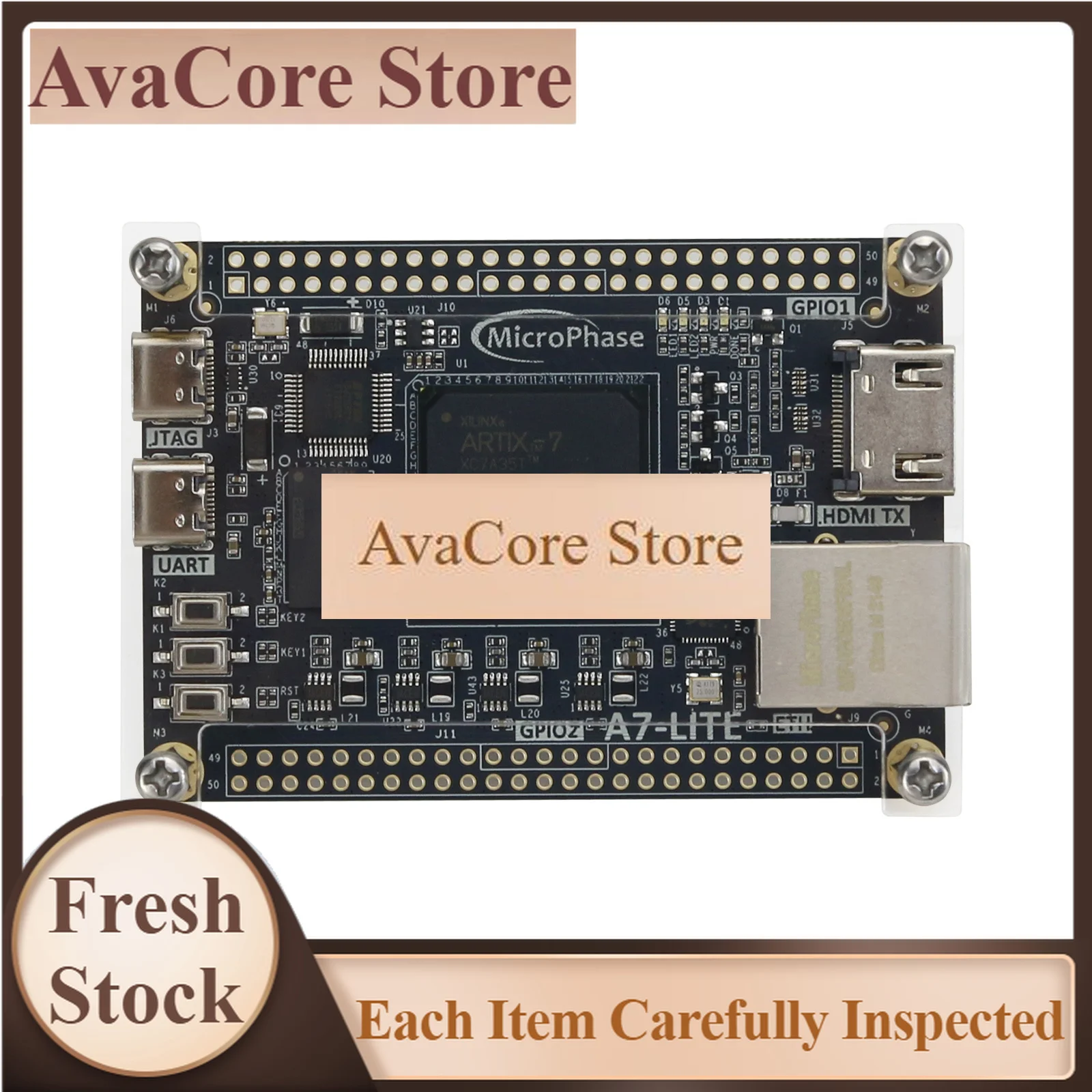 AvaCoreA7-Lite FPGA Development Board Artix 7 XC7A35T Core Board With Onboard USB-JTAG Circuit For MicroPhase