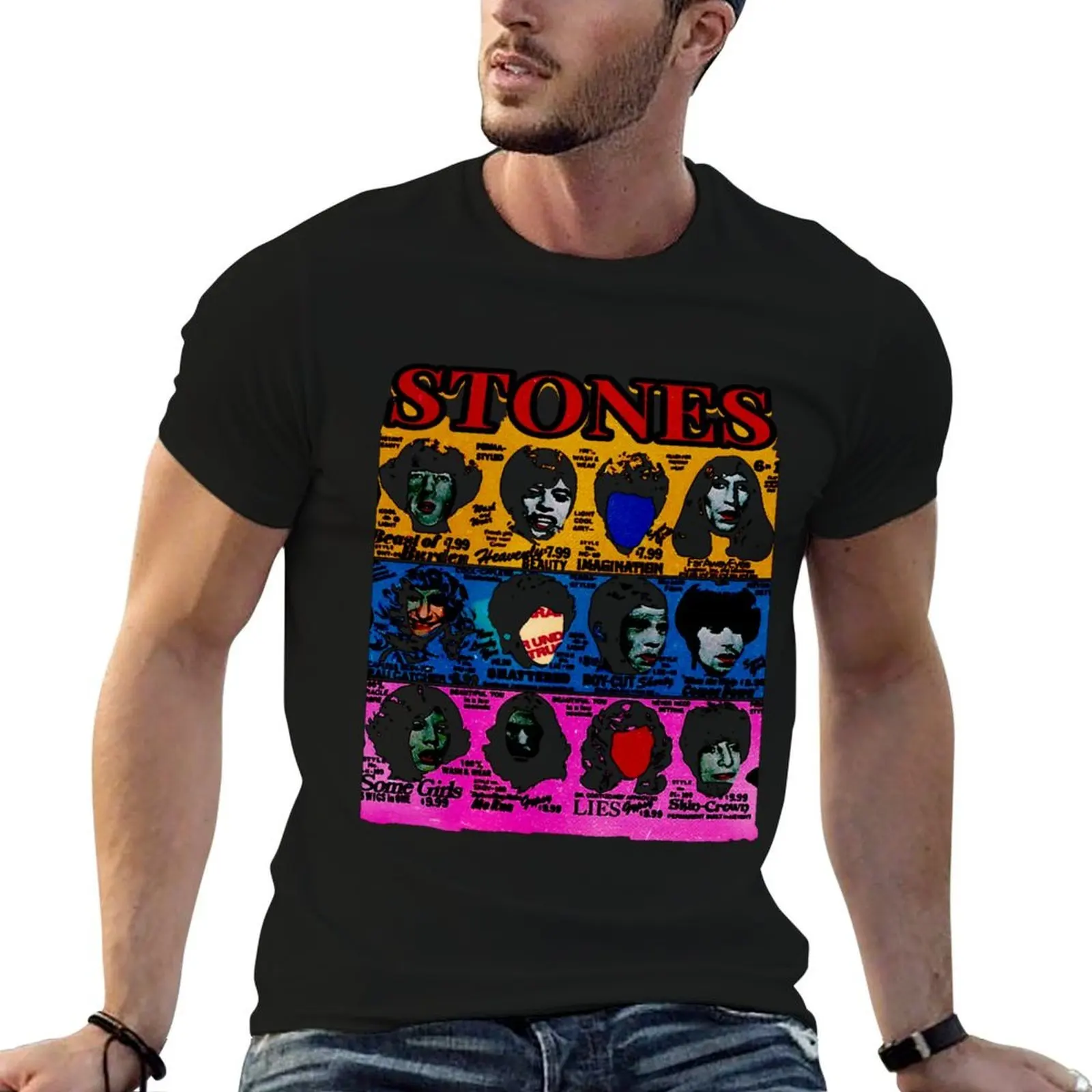 

Vintage Stones SomeGirls T-Shirt t shirts for man pack white man tshirt T-Shirt