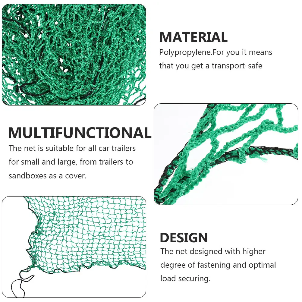 

Тяжелая грузовая сетка для прицепа, удлиненная сетка 1,5x1,8 м, безопасная универсальная грузовая сетка, аксессуары для грузовых автомобилей, удлиненная сетка для прицепа