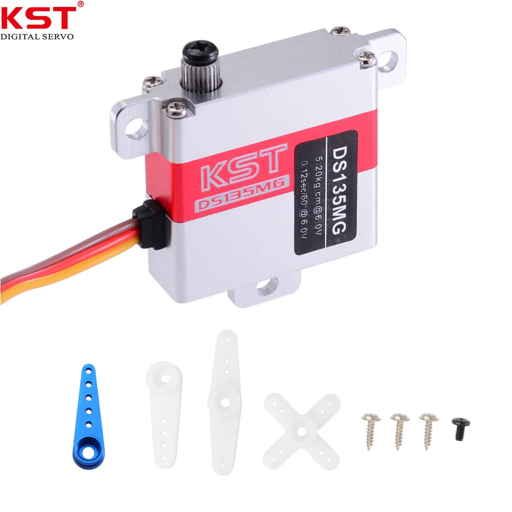 KST DS135MG Metal Gear 23g 5.2kg 0.12 sec Digital Servo CNC  for RC Glider Model