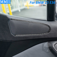 For BMW Z3 E36 1998-2002 Real Carbon Fiber Inner Door Speaker Panel Decorative Strip Car Interior Accessories Decoration Sticker