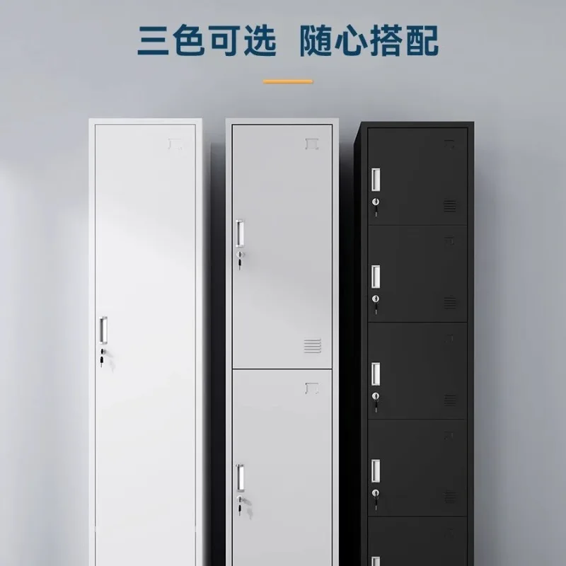 Single door locker tin cabinet with lock staff locker deposit box office wardrobe storage cabinet locker shoe cabinet