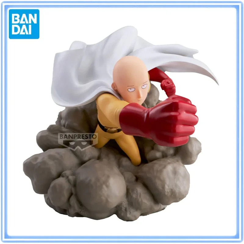 

Оригинальная фигурка Сайтамы из ONE PUNCH-MAN от BANDAI, коллекционная модель для декора рабочего стола