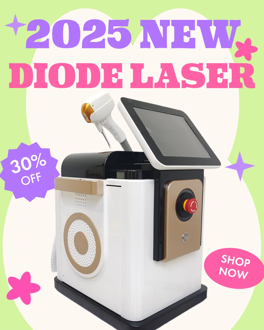 

2025 4000w diode 755 808 1064nm 940 4 wavelength laser diode ice titanium laser body hair removal machine Alesandrite equipment
