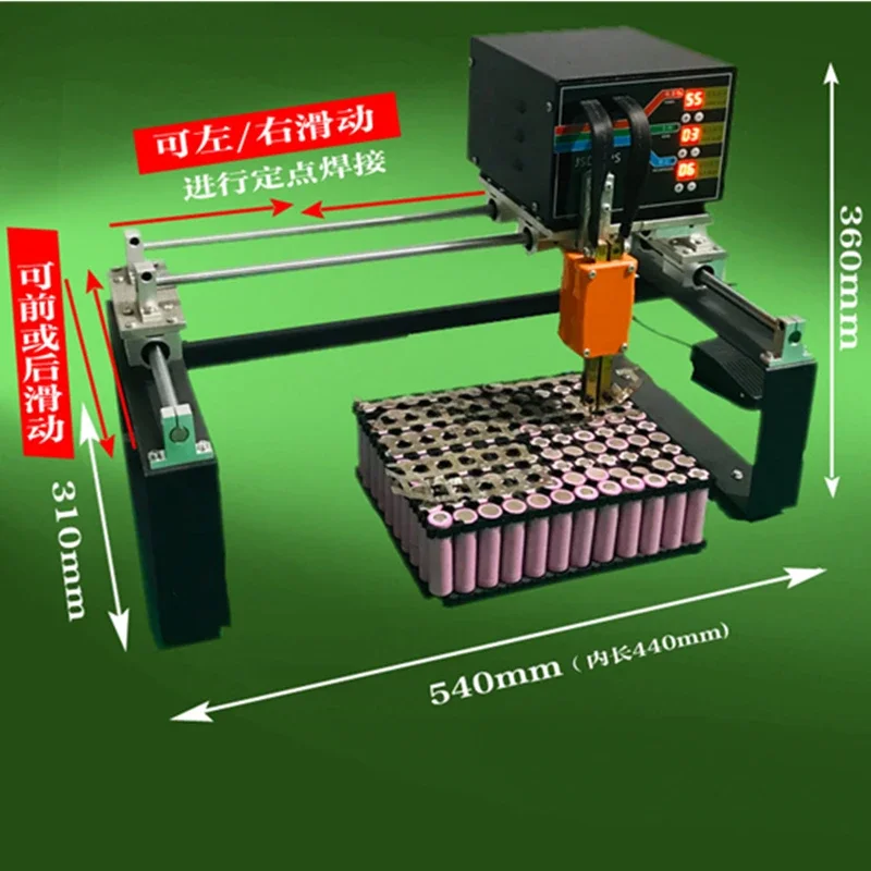 3KW High Power Battery Spot Welding Machine for 18650 32650 Battery Nickel Strip Welding Precision Pulse Spot Welder 220V 110V