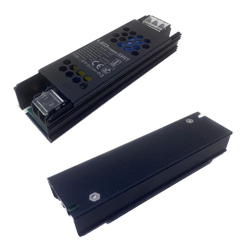 

12V 5A 24V LED Power Supply AC 220V to DC Slim Transformer 60W Super Thin Converter for LED Strip Light Bulb LED Driver 2.5A