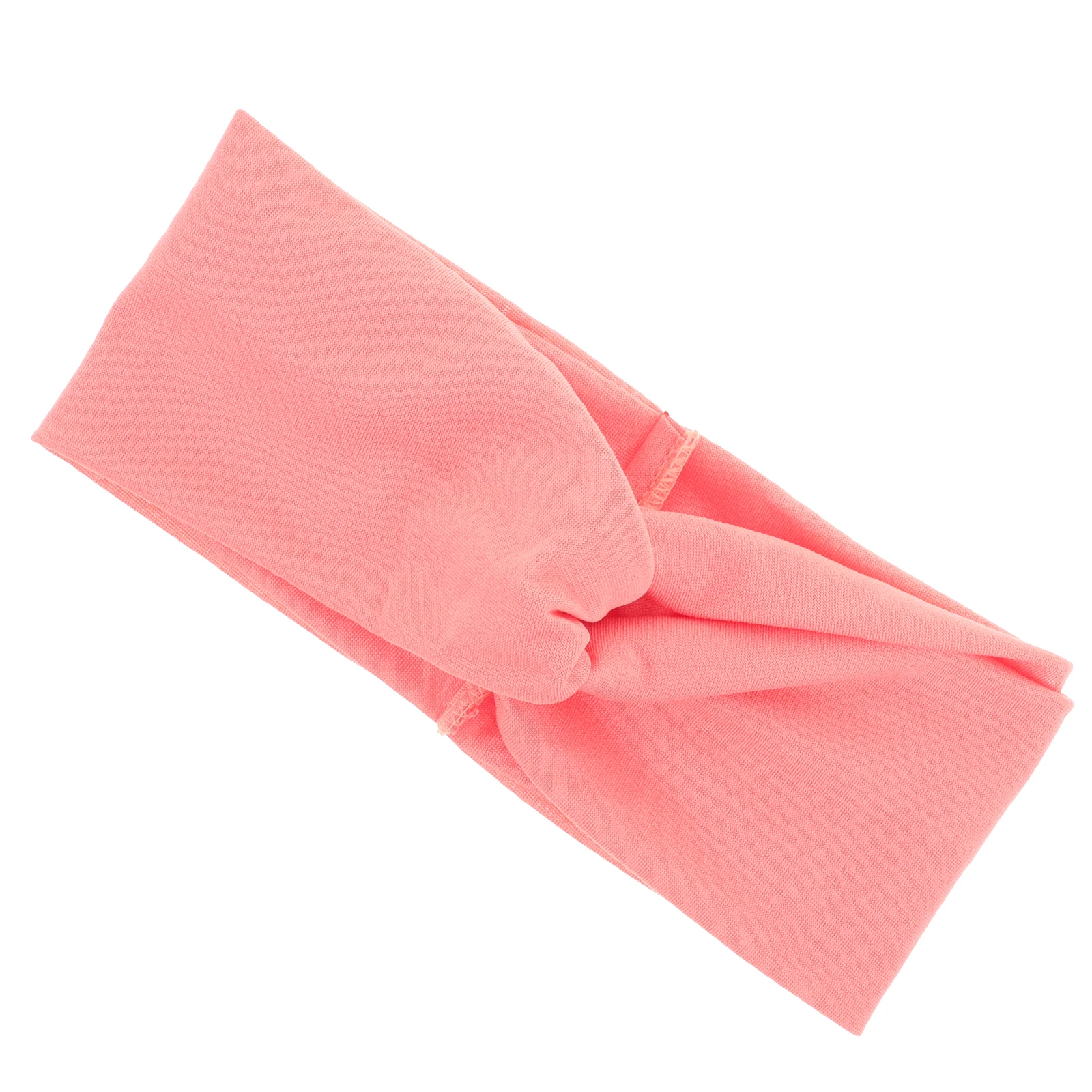 

Pink Yoga Headband for Women Comfortable Sports Sweatbands Elastic Fitness Hairbands Cross Tie Exercise Headwraps