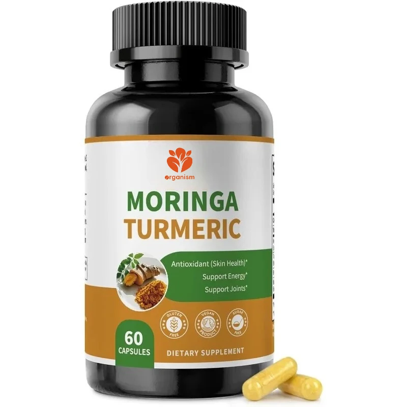 

Моринга содержит куркуму, бромелану и черного перца - энергетический, иммунитет, пищеварительной и антиоксидантной опоры на 60 капсул.