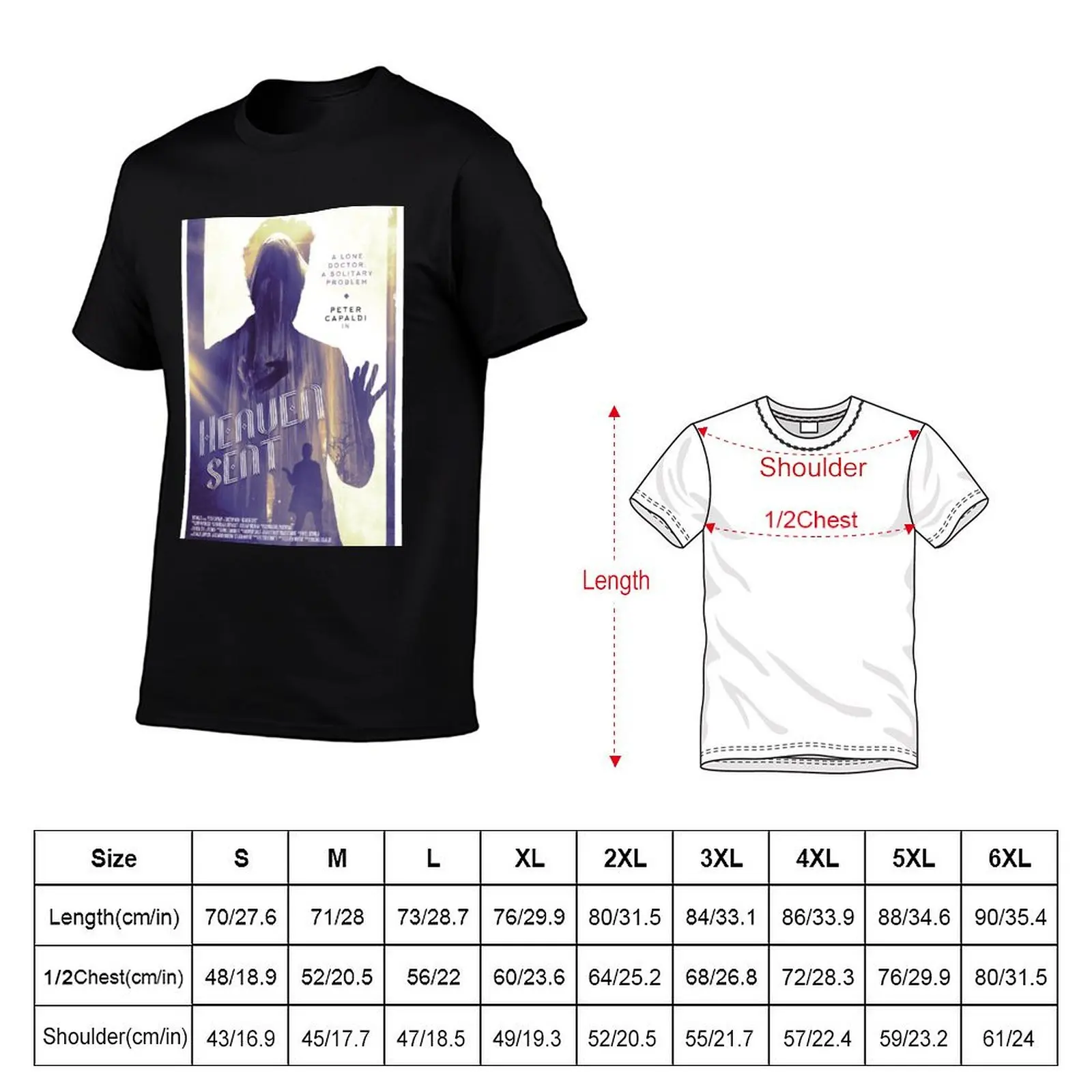 Heaven Sent T-Shirt oversized t shirt anime figures boys animal print tee shirts for men