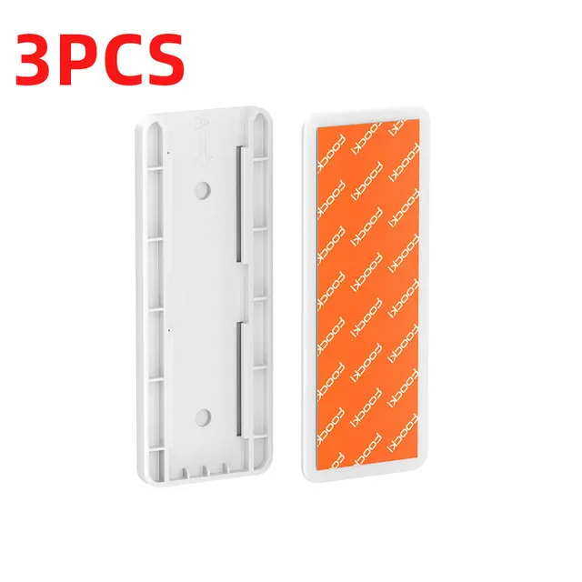 Toocki 1/3PCS Stekkerdoos Houder muurhangende Stekkerdoos Socket Mount Zelfklevende Desktop Kabel Draad organisator