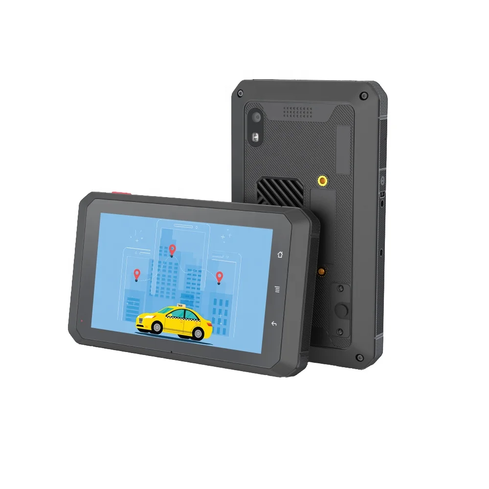 5 Inch Taxi Truck Android Tablet Display Touchscreen Nfc Gps Navigatie Google Map Canbus Voertuig Ram Mount Oem Odm