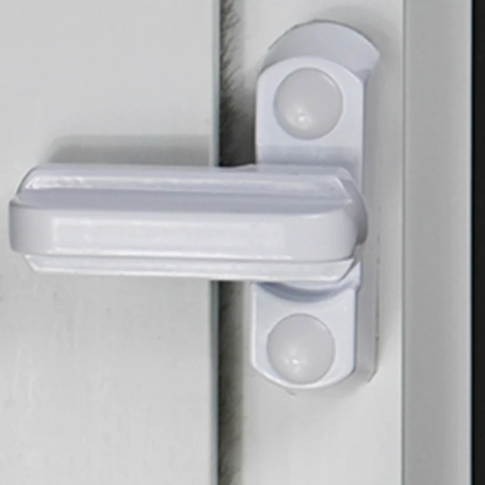 

8Pcs Sash Blocker Jammer Door Window Restrictor Lock With Screws Security Window Door Sash Lock Latch Child Protect