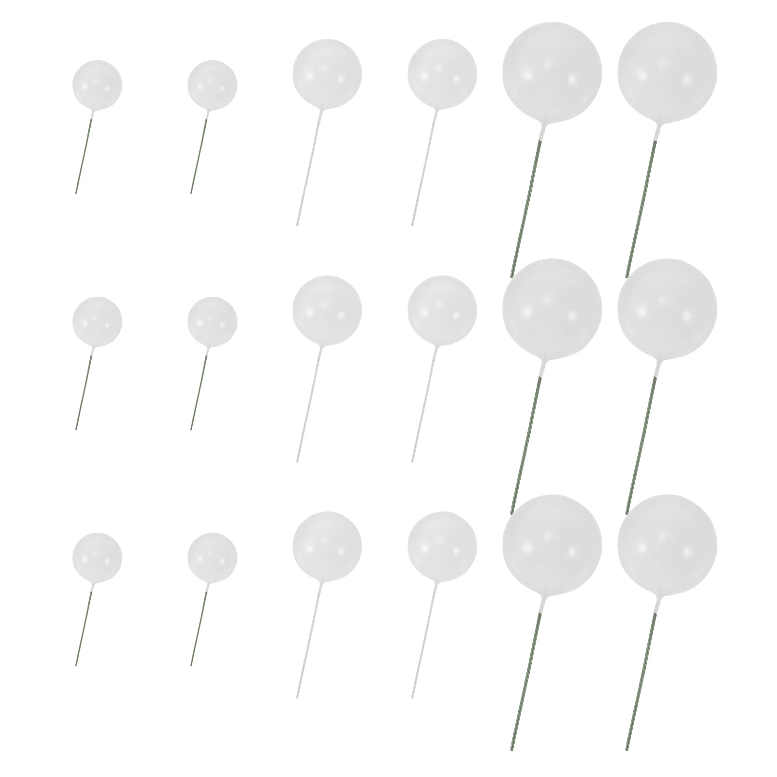 

30pcs Cake Decorations Balls Decorating Inserts Cupcake Toppers Wedding DIY Premium Foams Materials Durability Practicality