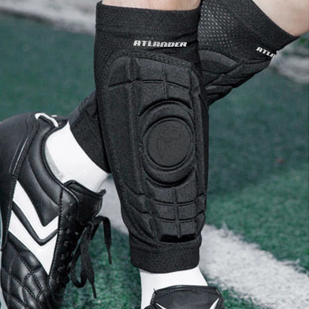 Anti-kollision Fußball Fußball Schienbeinschutz Kinder Erwachsene Basketball Waden Unterstützung Kompression Muskel Socken Laufen Bein Hülse Wärmer – Detail 2