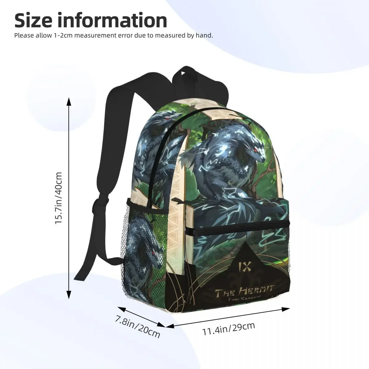 Monster Hunter Wilds Symbol Video Game Student Backpack School Bag Hiking Travel Daypack for Men Women Bookbag Shoulder Bags