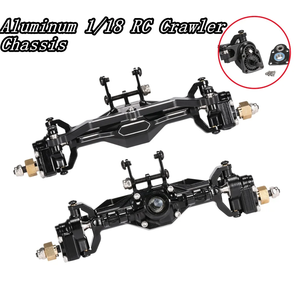 

Aluminum Alloy TRX4M Portal Axle Set for 1/18 RC Crawler Car TRX4-M Defender Bronco K10 Chassis High Clearance Upgrade Parts