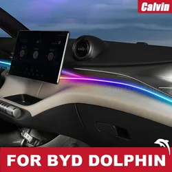 For Byd Dolphin Atmosphere Light Central Modified Atmosphere LED Light Strip Decoration USB Non-destructive Installation