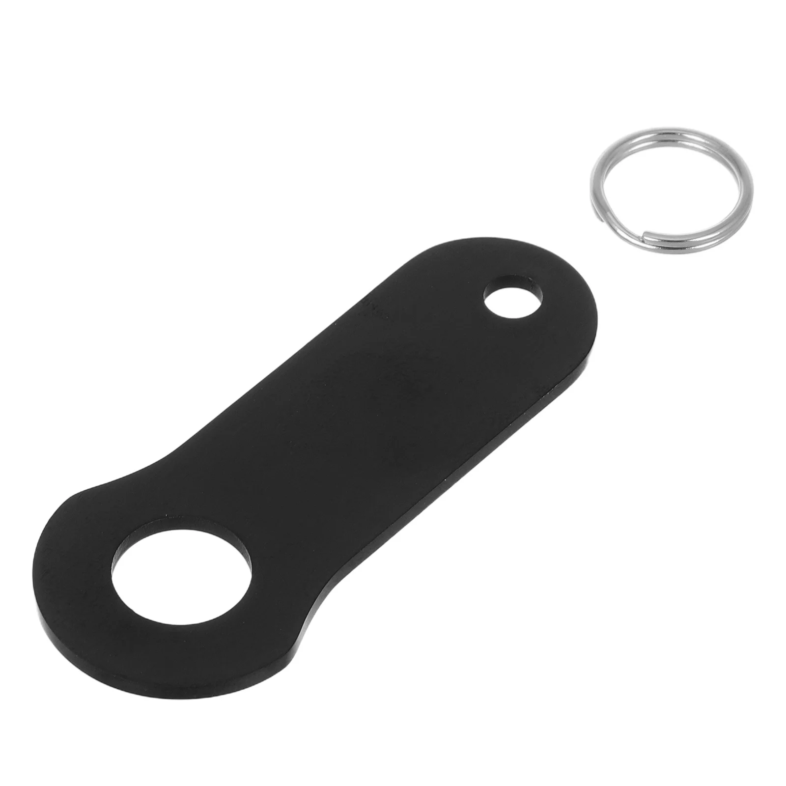 5pcs 5 Sets Hangers Bell Keychain for Biker Motorcycle Riders Leaf Spring Shackle Black Harleyturn Signal Bar License Bracket