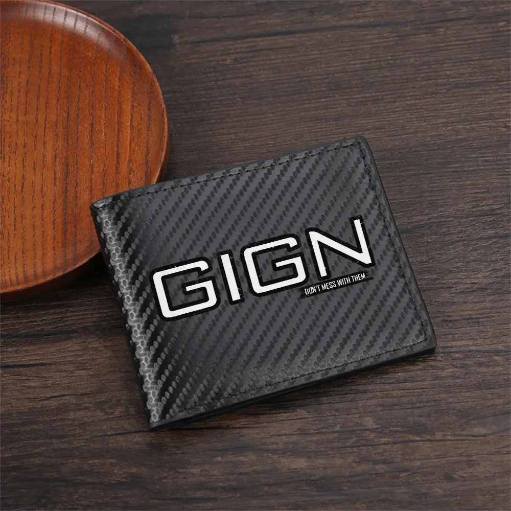 Bold white text design,cool style Men's Wallets Simple Business Modern Stylish Printing Design Gifts For Father Boyfriend Christ