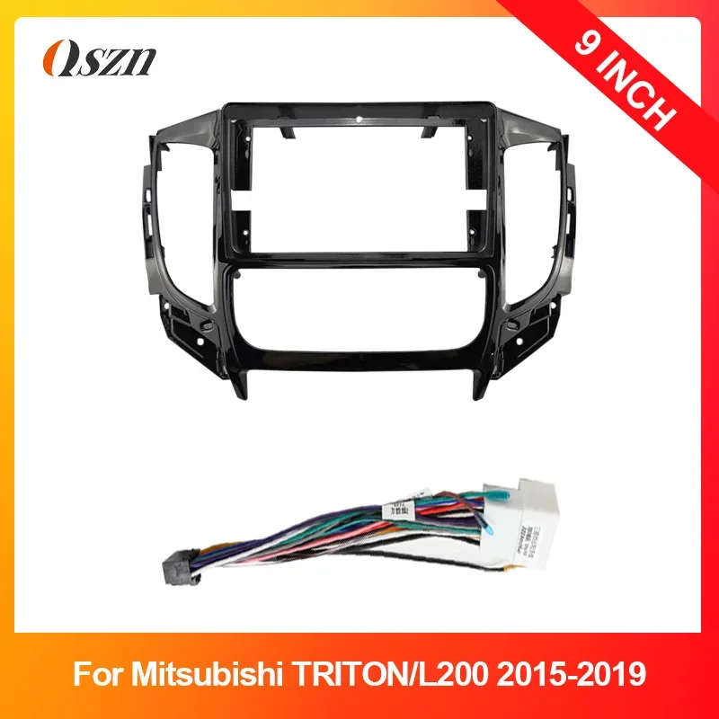 に適合する トライトン L200 2015-2019年式用 9インチ カーフレームフェイシアアダプター ラジオ/オーディオ/ダッシュ 三菱自動車の新型「トライトン」、スタック知らずの走行性能をオフロードコースで試す / - Car Watch