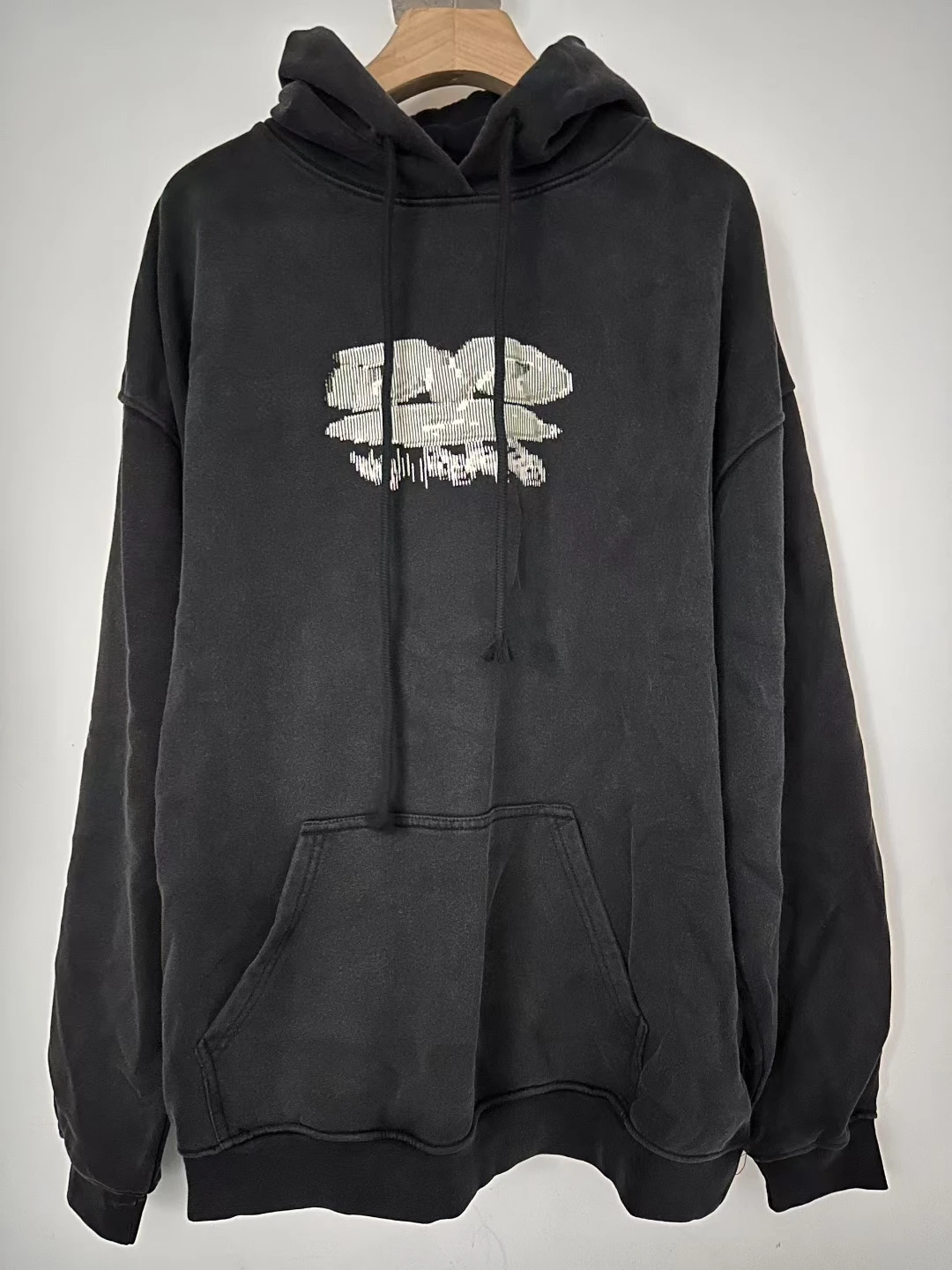

2025AW VT Mosaic DVD Printed Women Men Hooded Sweatshirts Oversized Men Hoodies Pullover Heavycotton Made