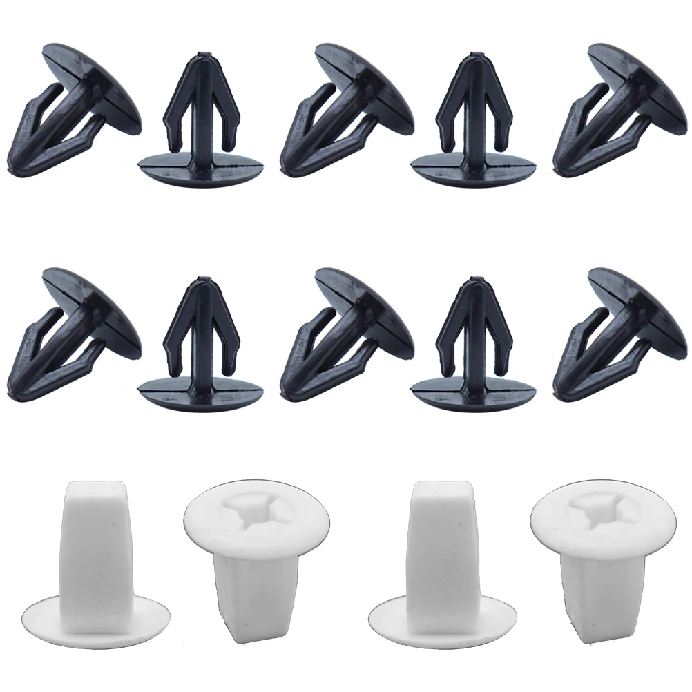 50X Engine Under Cover Clips Bumper Wheel Arch Fender Shield Splash Guard Screws Push Rivets For Toyota Camry Corolla RAV4 Lexus