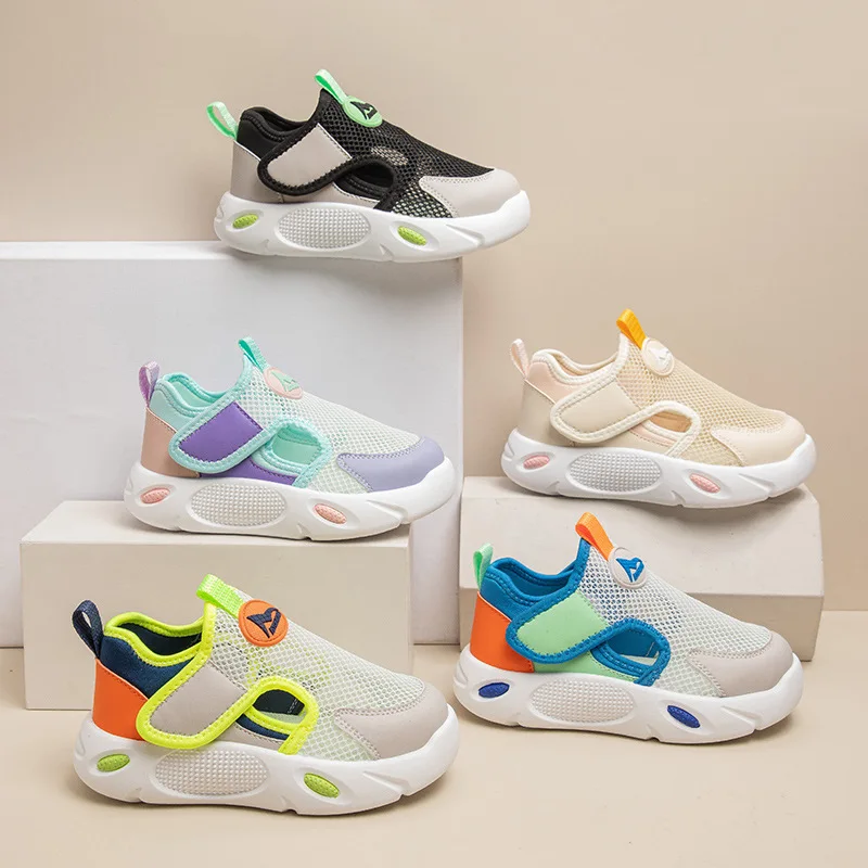 

Kid Sneaker 2025Summer New Boy Sandals Colorful Hollow Girl Sneaker Soft Sole Girl Shoe Fashion Soft Sole Kid Shoe Women Sneaker