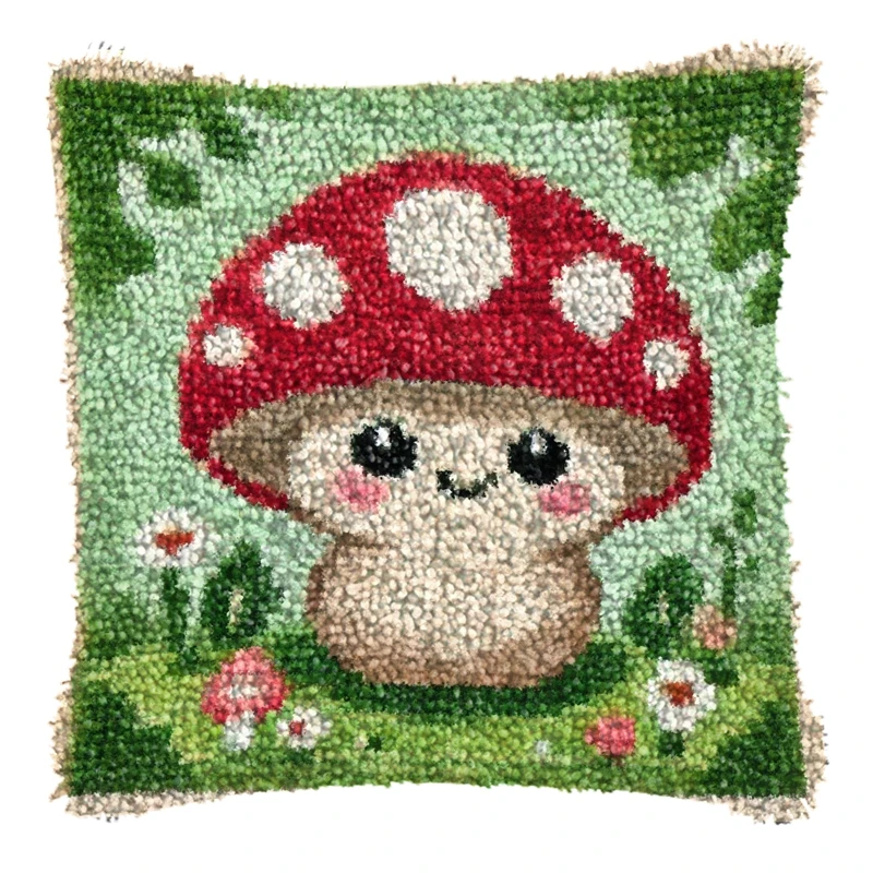 Green Animal Series Latch Hook - đánh giá và giá Printed Embroidery Kit