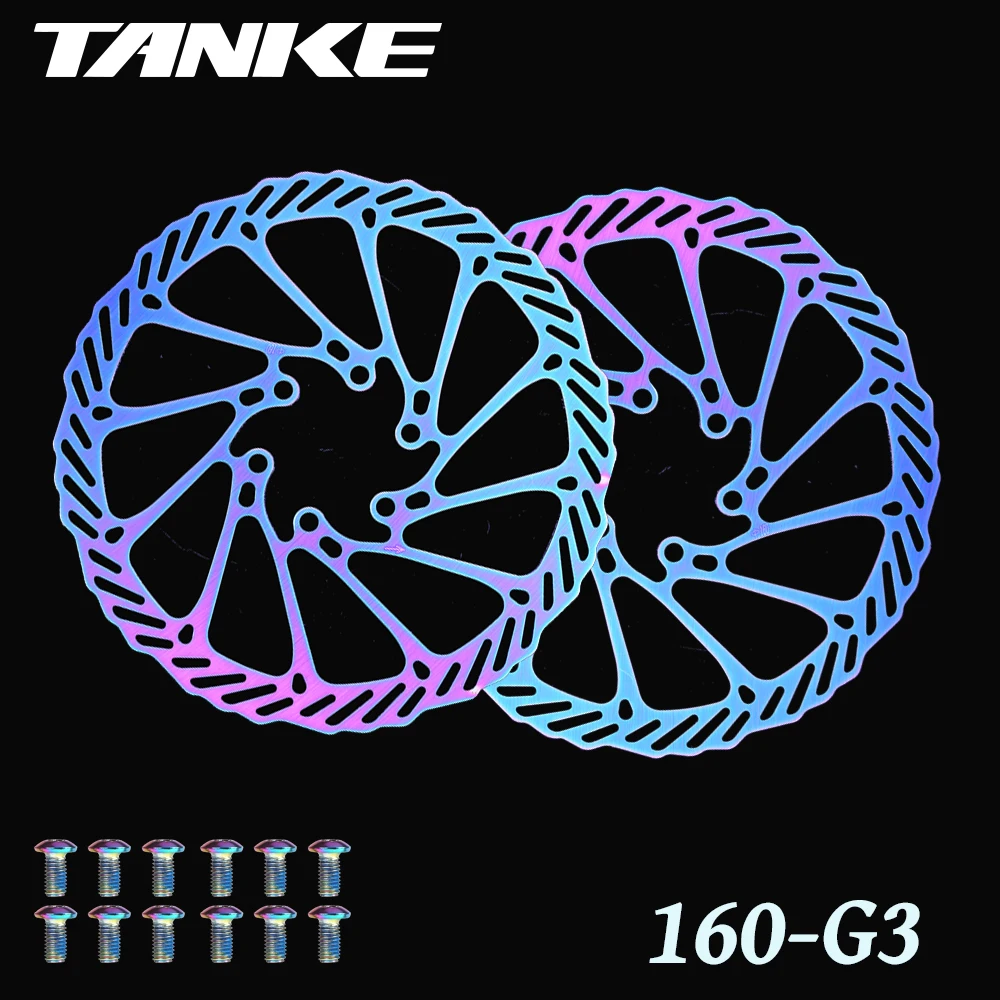 TANKE Fahrrad Scheibenbremse 140 160 180 203 Rotoren mit Schrauben hydraulische Bremse Straße Mountainbike MTB Öl Slick Rotor Fahrradteile