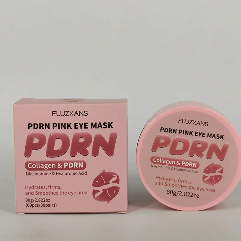 Pdrn Pink Collagen Eye Mask Hydrating Under Eye Gel Patches Daily Eye Area Care Pads Moisturizing Beauty Skin Care Supplies New