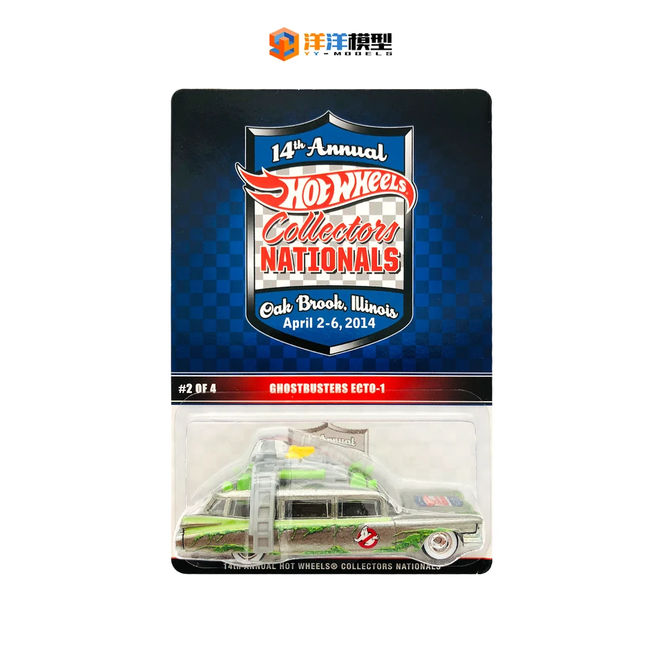 Hot Wheels 1:64 ghostbusters ecto-1 Collection of die cast alloy
