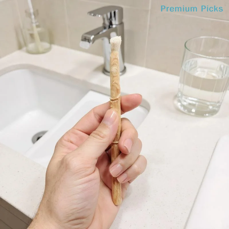 portable1Pcs Portable Natural Miswak Toothbrush Traditional Teeth Whitener & Manual Tooth Care Stick For Travel