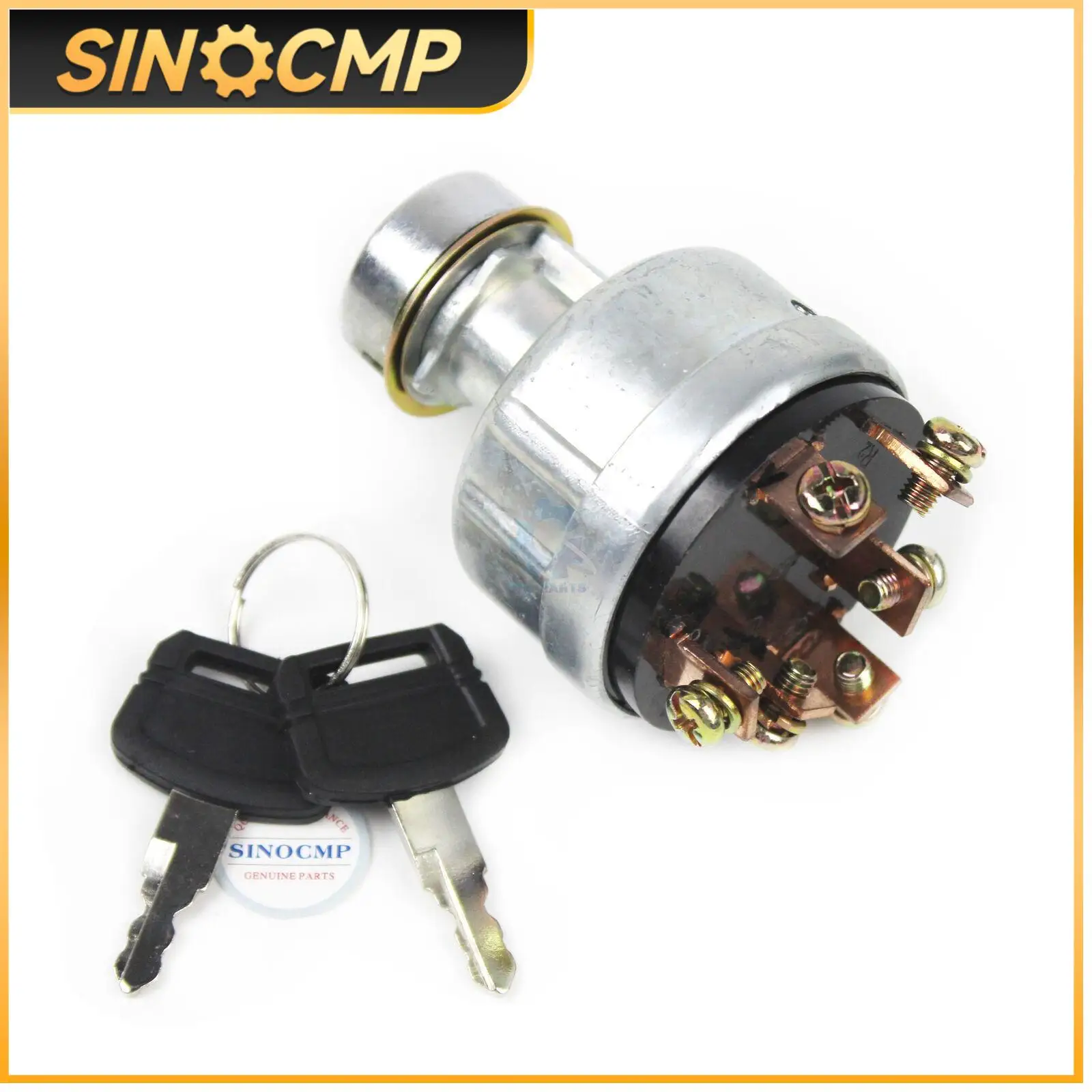 

1PC Brand New 6 Pins Starter Key Ignition Switch for Hitachi Excavator EX200-1 with 3 months Warranty