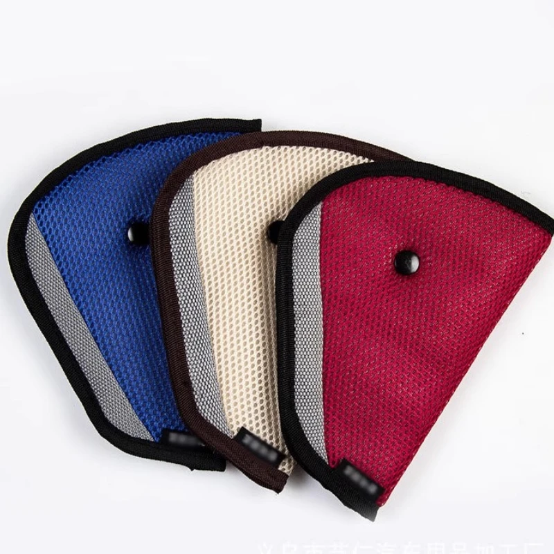 

Car Anti Neck Children's Seat Belt Adjuster, Car Accessories, Triangle Fixing Clip, Protective Plate, Shoulder Guard Cover