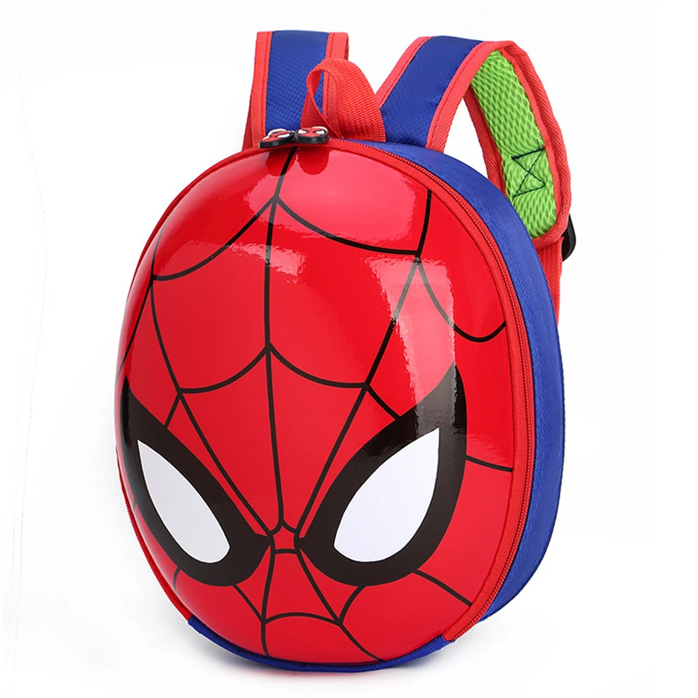 Marvel zaino Spiderman Super Heroes zaino da uomo bambini ragazzi scuola materna zaino Anime Cartoon 3D Stereo Boys Bag Kids