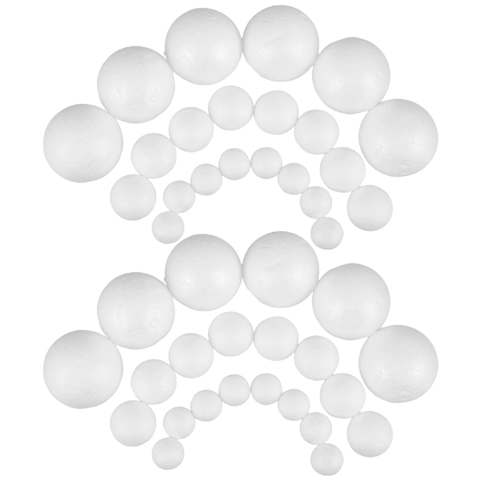 

300Pcs Polystyrene Foam Half Sphere White Hemispherical Half Round Balls for DIY Craft Projects Floral Foam Christmas Tree
