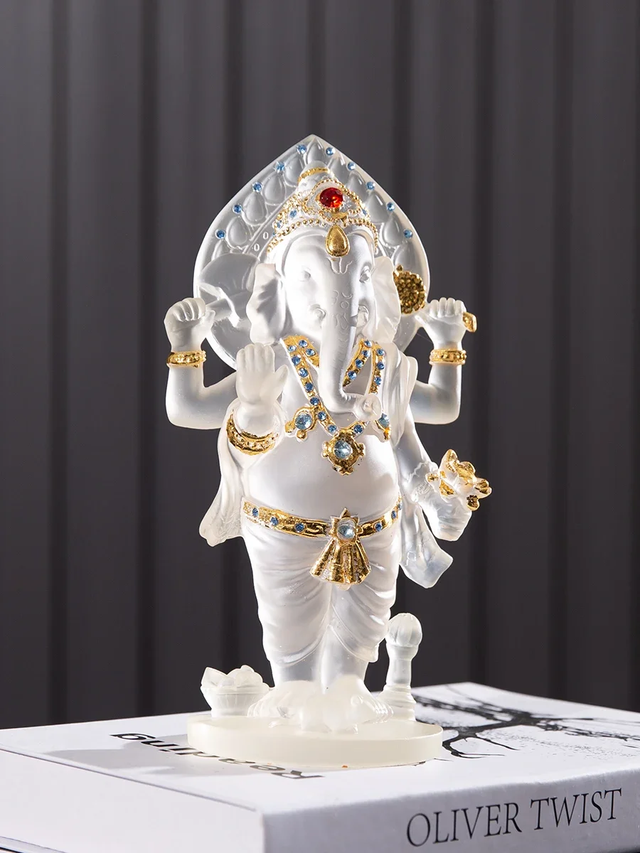 

Домашний декор Статуя слона Декор комнаты Фэн-шуй Скульптура слона Украшение Будды Аксессуары для дома Статуэтки для интерьера