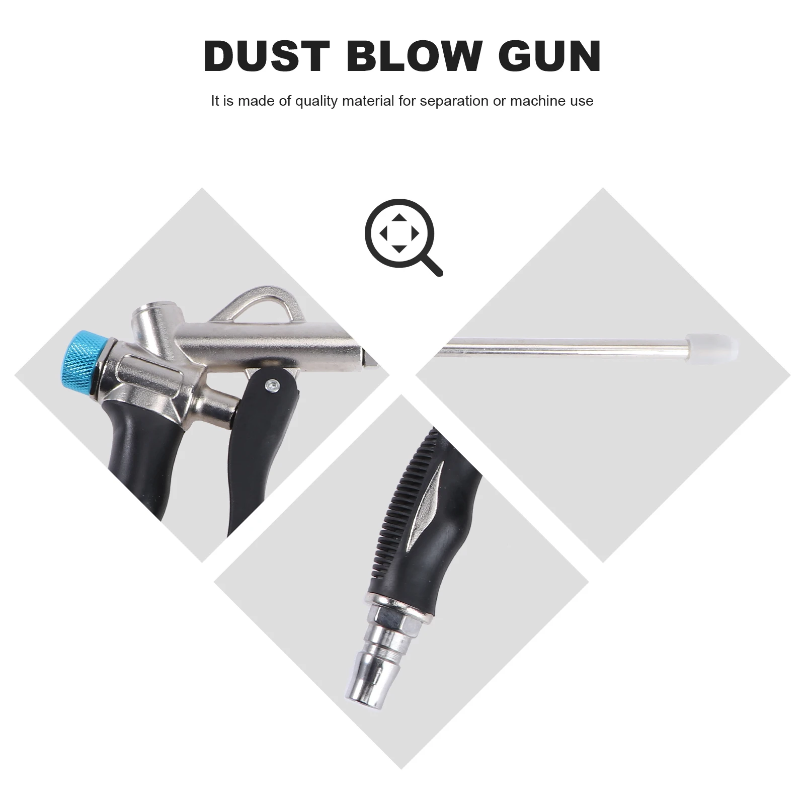 

Pneumatic Air Dust Blow Tool Compressed Dusters Industrial Equipment Car Accessories Blowing Cleaning Zinc Alloy