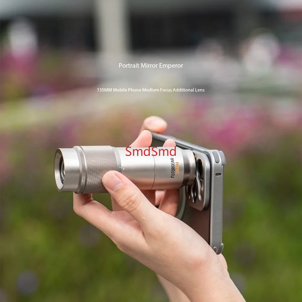 Fotorgear 135mm Mobilephone Telephoto Portrait Lens External macro T Mount Lens