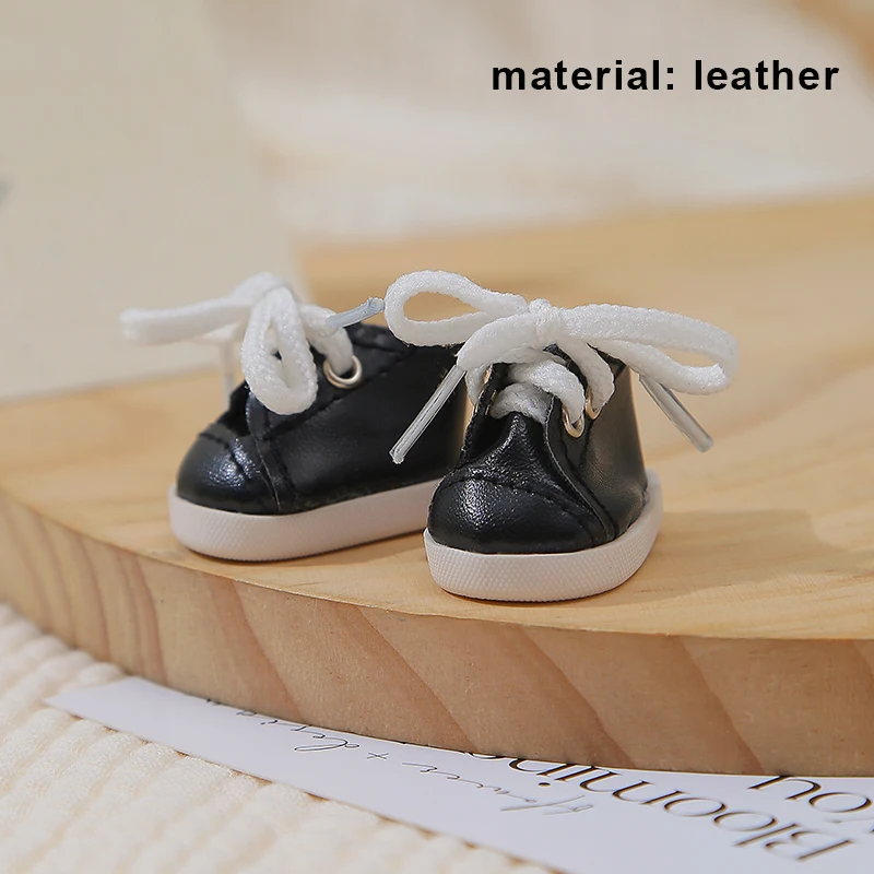 Für 10 cm Baumwolle Puppe Schuhe Mode Leder Schuhe Puppe Zubehör Mini Puppe Sport Schuhe Puppen Zubehör DIY Spielzeug – Detail 11