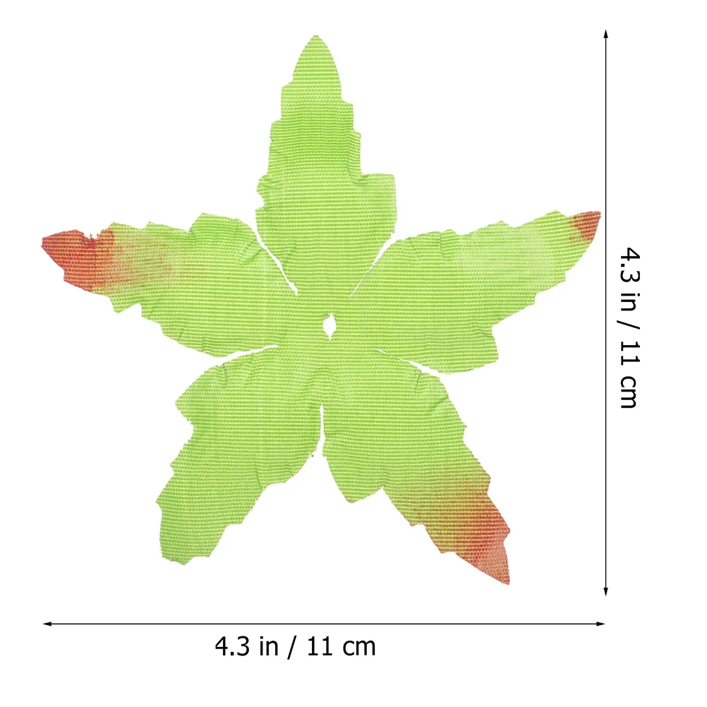 100 قطعة من الزهور الاصطناعية أوعية النسيج الأخضر سيبال DIY بها بنفسك لوازم الزهور الحرفية مقلد الكالكس لصنع الورد