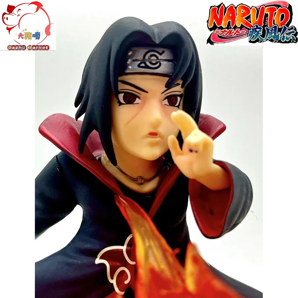 

14CM Uchiha Itachi Anime Naruto Figure Akatsuki Collection GK Statue Desktop Decoration Toy for Kids Birthday Christmas Gifts