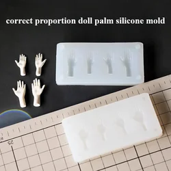 Ultra Light Clay Correct Proportion Doll Palm Silicone Mold DIY Polymer Clay Animation Character Hand Contour Making Tools