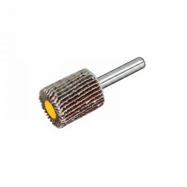 Flap Wheel Abrasive Sanding Head 6 Mm Shank Consistent Wear Cut for Wood Finishing Detail Work and Material Removal