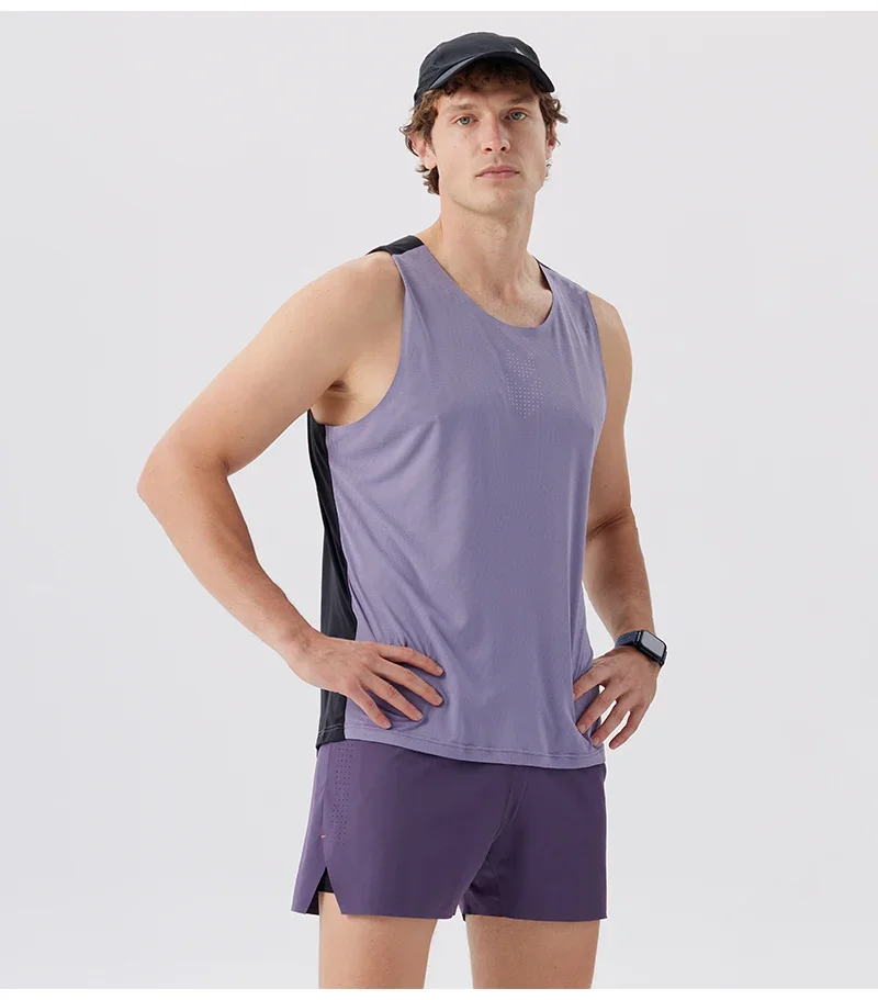 

Summer Marathon Quick Dry Sport Men's Tank Tops Outdoor Sports Training Breathable Sleeveless T-shirt Street Daily Running Vest